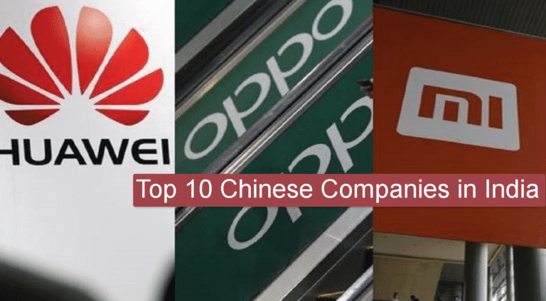 Top 10 Famous Chinese Companies in India